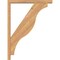 Ekena Millwork Funston Block Smooth Bracket w/ Offset Brace, Western Red Cedar, 3 1/2"W x 24"D x 32"H BKT0402X24X32FST05SWR - alternate 4